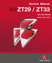 MASSEY FERGUSON ZT29 Service Manual