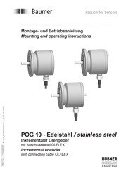 Baumer Hübner POG 10 Mounting And Operating Instructions