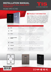 TIS MRS-AC10G Installation Manual