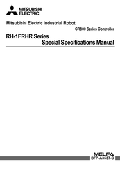 Mitsubishi Electric MELFA CR800-R Special Specifications Manual
