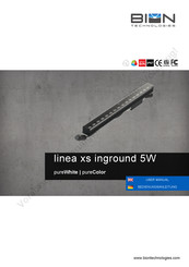 BION TECHNOLOGIES linea xs inground pureWhite User Manual