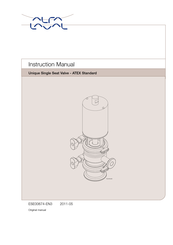 Alfa Laval Unique Single Seat Valve Instruction Manual