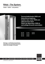 FRIEDHELM LOH RITTAL 4920.000 Assembly And Operating Instructions Manual