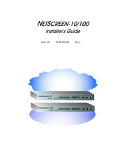 NetScreen Technologies NetScreen-10 Series Installer's Manual