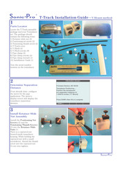 Blue-White Sonic-Pro T-Track Installation Manual