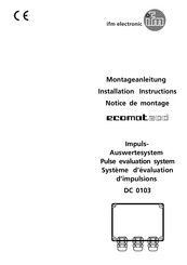 Ifm Electronic ecomat 200 DC 0103 Installation Instructions Manual