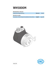 Siko WH5800M Translation Of The Original Installation Instructions