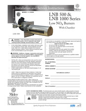 Midco LNB 1000 Series Installation And Service Instructions Manual