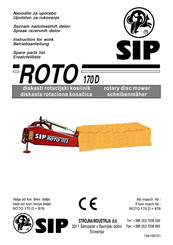 SIP ROTO 170 D Instruction For Work