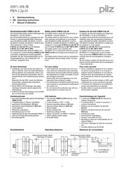 Pilz PSEN 2.2p-24 Operating Instructions Manual