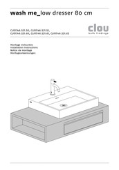 Clou wash me CL/07.46.521.60 Installation Instructions Manual