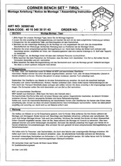 Inter Link Sas TIROL 30500140 Assembling Instruction