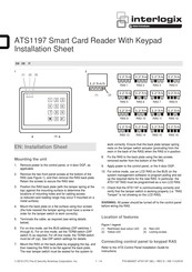 Interlogix ATS1197 Installation Sheet