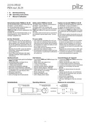 Pilz PSEN ma1.3b-29 Operating Instructions Manual