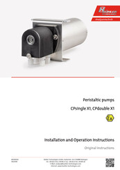 Bühler technologies CPdouble X1 Installation And Operation Instructions Manual