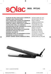 SOLAC PP7245 Instructions For Use Manual