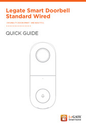 legate Smart Doorbell Standard Wired Quick Manual