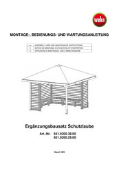 Weka 651.0200.38.00 Assembly, User And Maintenance Instructions