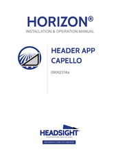 Headsight HORIZON Installation & Operation Manual