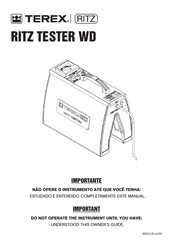 Terex RITZ WD Series Manual