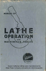 Atlas Craftsman 101.07403 Manual