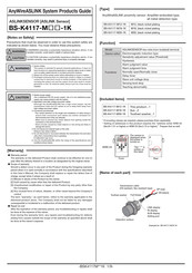 Anywire ASLINKSENSOR BS-K4117-M18-1K Product Manual