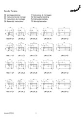 Zehnder Rittling Terraline UN-09-17 Assembly Instruction Manual