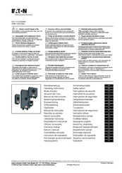 Eaton PN1-160/HIV/DA-SVD-SW/ATEX22 Operating Instructions Manual