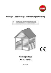 Weka 815.1212 Series Assembly, User And Maintenance Instructions