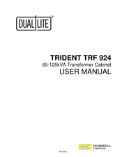 Hubbell Dual-Lite Trident TRF 924 User Manual