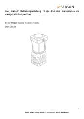 SEBSON CAMP LED 8W User Manual