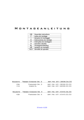 Weka 651.4343.06.00 Assembly Instructions Manual