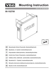 VBG CONTROL BOX POWER-PNEUMATICS MFC Mounting Instruction