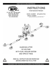 Wpg MTCL8FS10TDC Instructions Manual