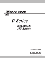 cascade corporation 400D Service Manual