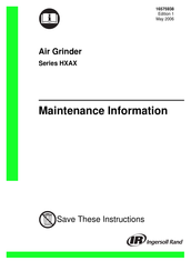 Ingersoll-Rand HXAX Series Maintenance Information