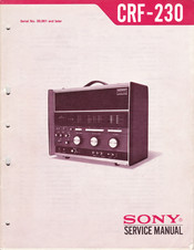 Sony CRF-230 Service Manual