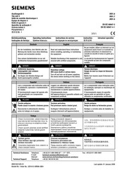 Siemens 3RV1.8 Operating Instructions Manual