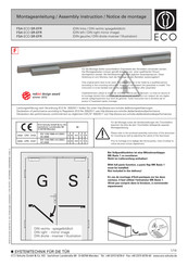 ECO Schulte FSA ECO SR-EFR Assembly Instructions Manual
