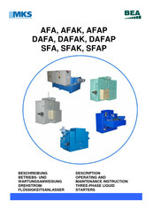MKS BEA AFA Series Operating And Maintenance Instruction Manual