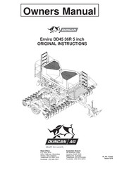 Duncan Enviro DD45 Owner's Manual