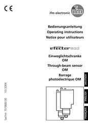 IFM Electronic Efector 200 OM Series Operating Instructions Manual