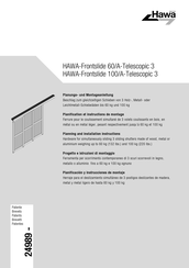 hawa Frontslide 100/A-Telescopic 3 Planning And Installation Instructions