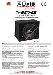 Audio System R Series User Manual