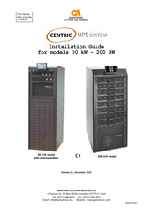 Gamatronic Centric 125 kVA Installation Manual