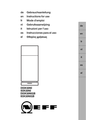 NEFF D93K56N0 Instructions For Use Manual