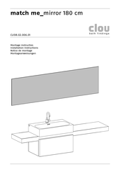 Clou match me CL/08.02.006.01 Installation Instructions Manual