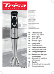 Trisa electronics 6702.75 Instructions For Use Manual