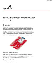 sparkfun RN-52 User Manual
