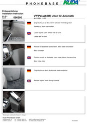 Kuda-Phonebase 096380 Installation Instruction